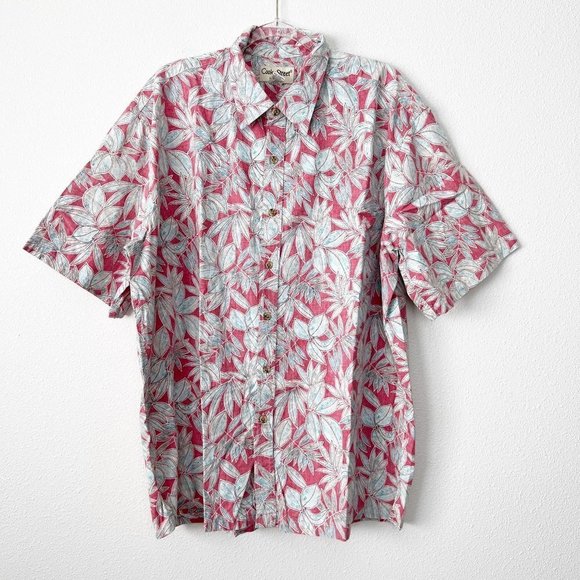 Cooke Street Honolulu Mens 2XL Short Sleeve Hawaiian Aloha Button Front Shirt - Picture 1 of 7
